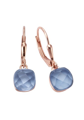 Jamelli Paar Ohrhänger »925/- Sterling Silber Quarz blau (beh.)«, Ohrhänger kaufen