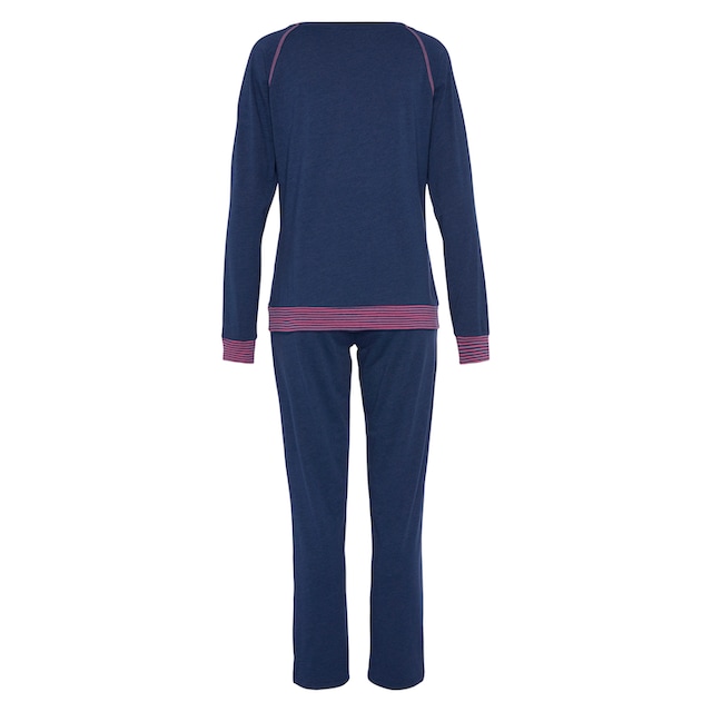 in online Pyjama, Vivance dekorativen (2 Neonfarben mit | walking kaufen Dreams tlg.), Flatlock-Nähten I\'m