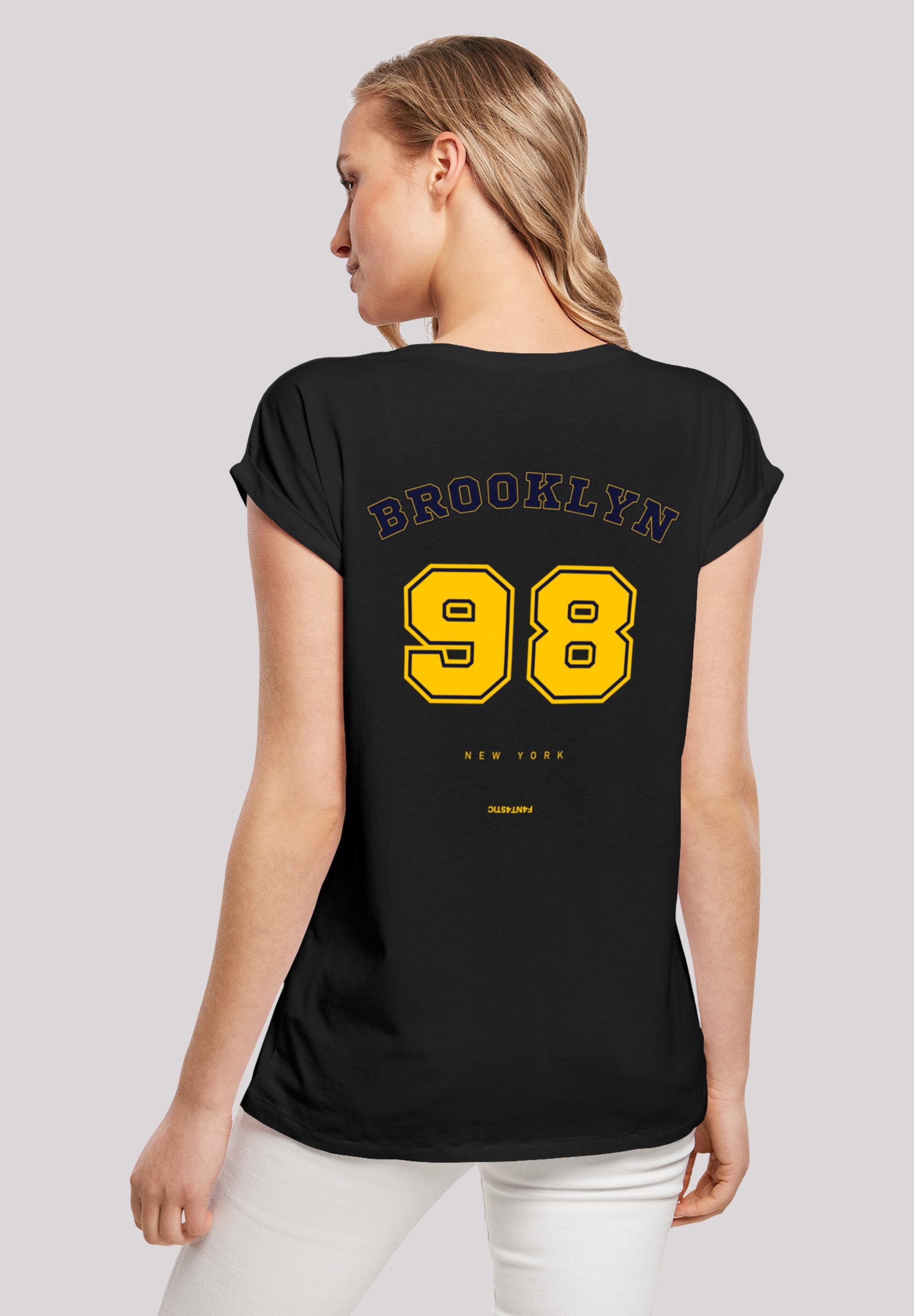 F4NT4STIC T-Shirt »Brooklyn 98 | I\'m bestellen walking Print SHORT TEE«, SLEEVE NY