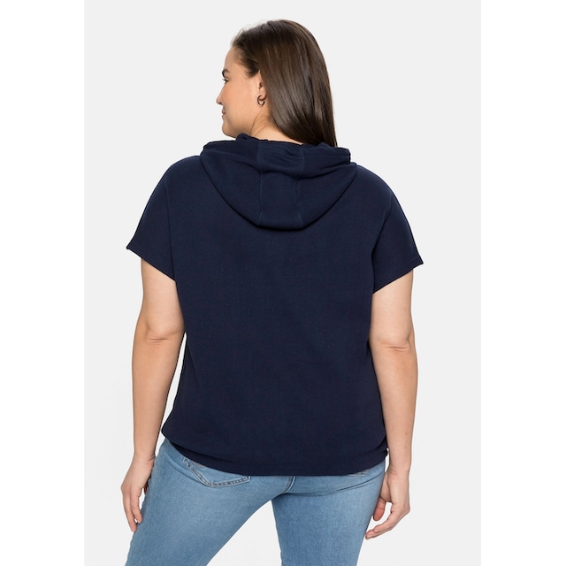 Sheego T-Shirt »Große Größen«, mit Kapuze, in Waffelpiqué-Struktur kaufen |  I'm walking