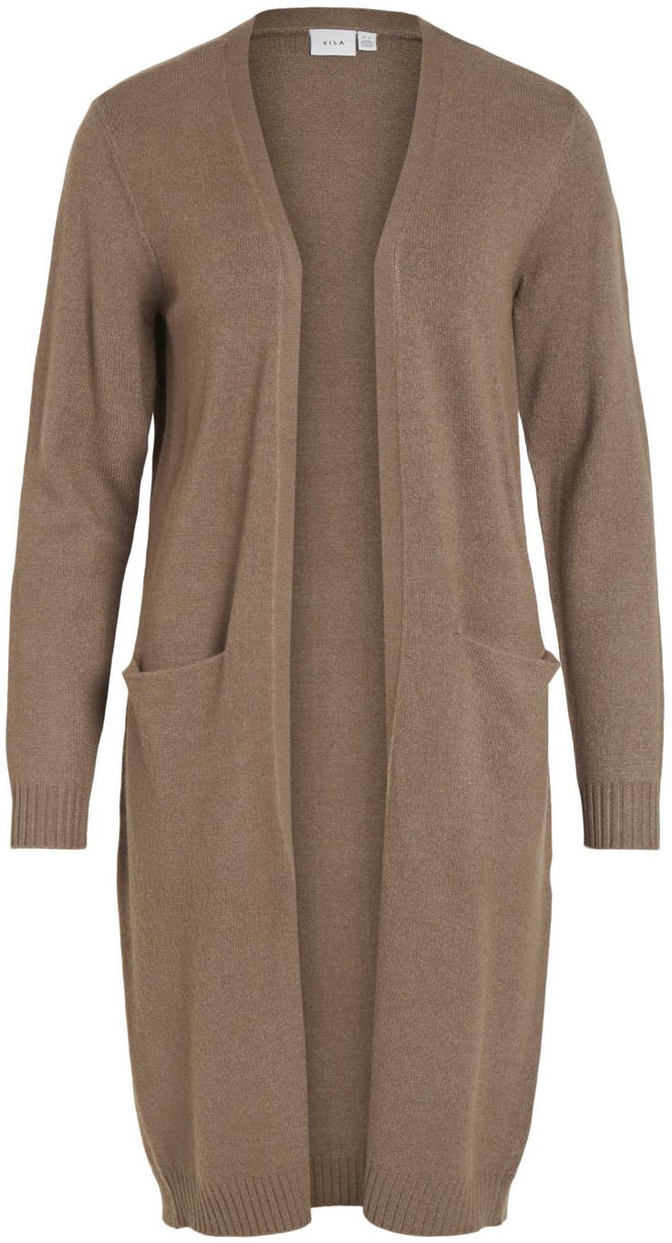 vila -  Longstrickjacke "VIRIL LONG L/S KNIT CARDIGAN - NOOS", in knielanger Form