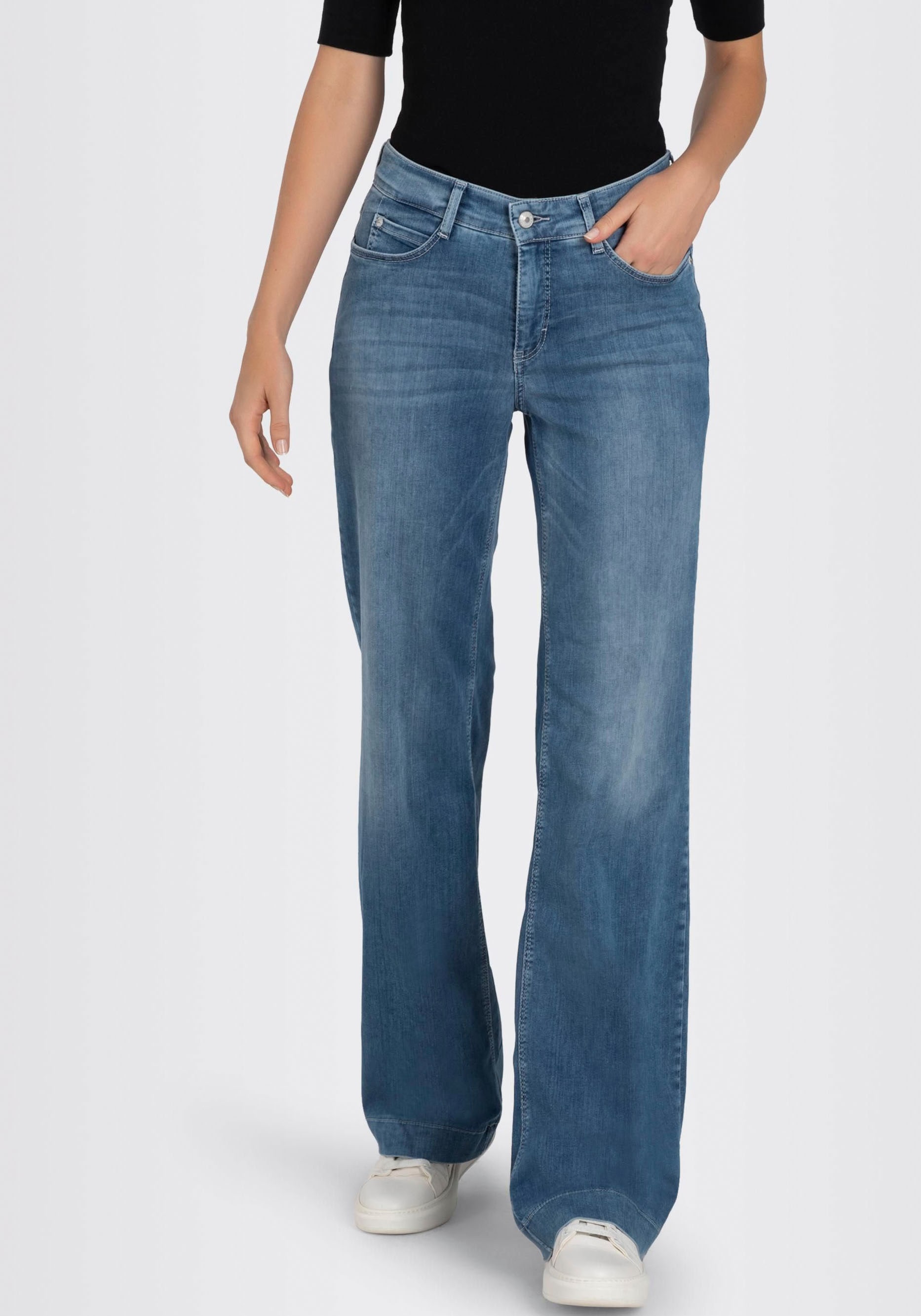 MAC Weite Jeans »DREAM WIDE«, mit weitem Bein - Stretch online kaufen | I'm  walking