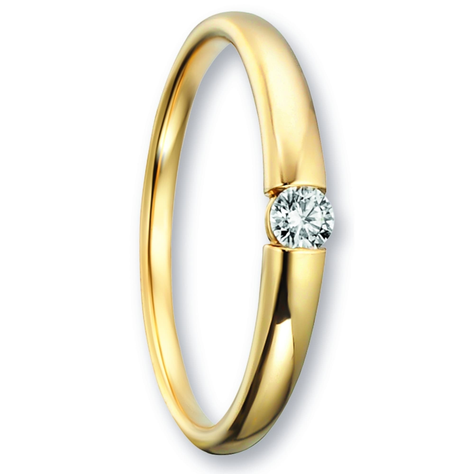 | aus kaufen Diamant I\'m Schmuck ct Gelbgold«, ONE Diamantring »0,09 walking Brillant Gold Damen Ring 585 ELEMENT
