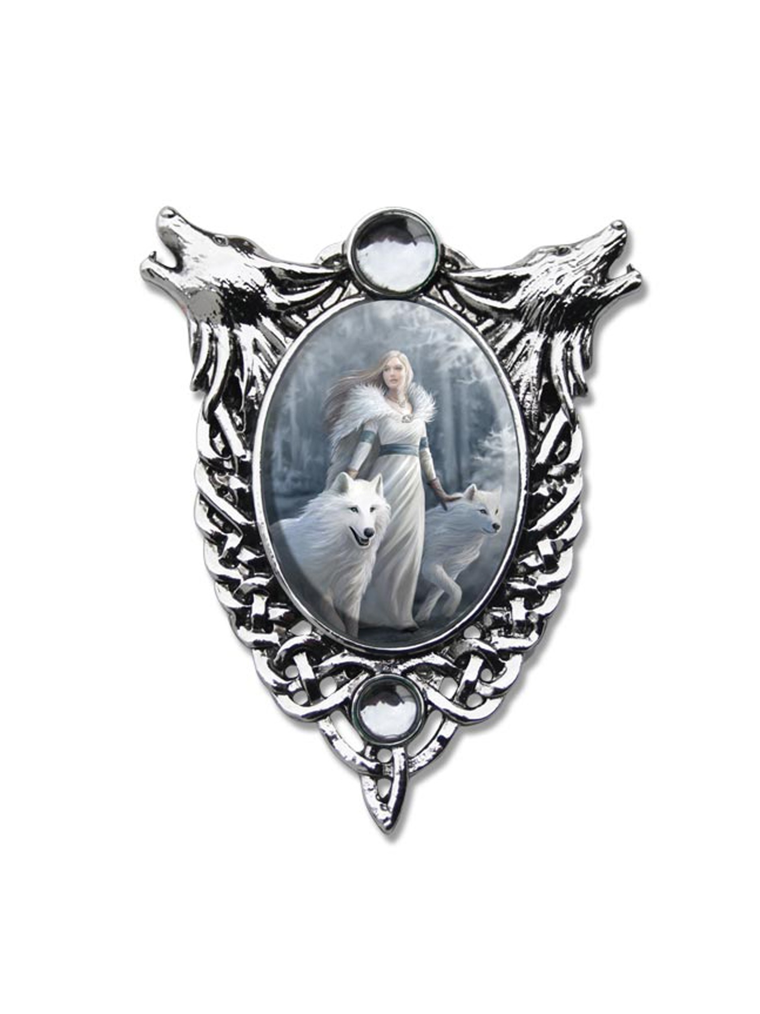 Adelia´s Amulett Anhänger Cabochon Talisman Winter Guardians Cabochon
