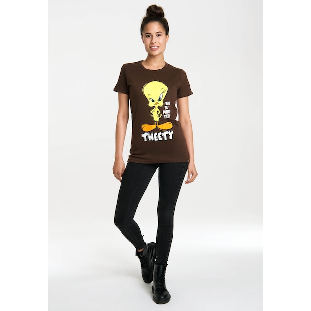 LOGOSHIRT T-Shirt »Looney Tunes – Tweety«, mit lizenzierten Originaldesign  bestellen | I'm walking