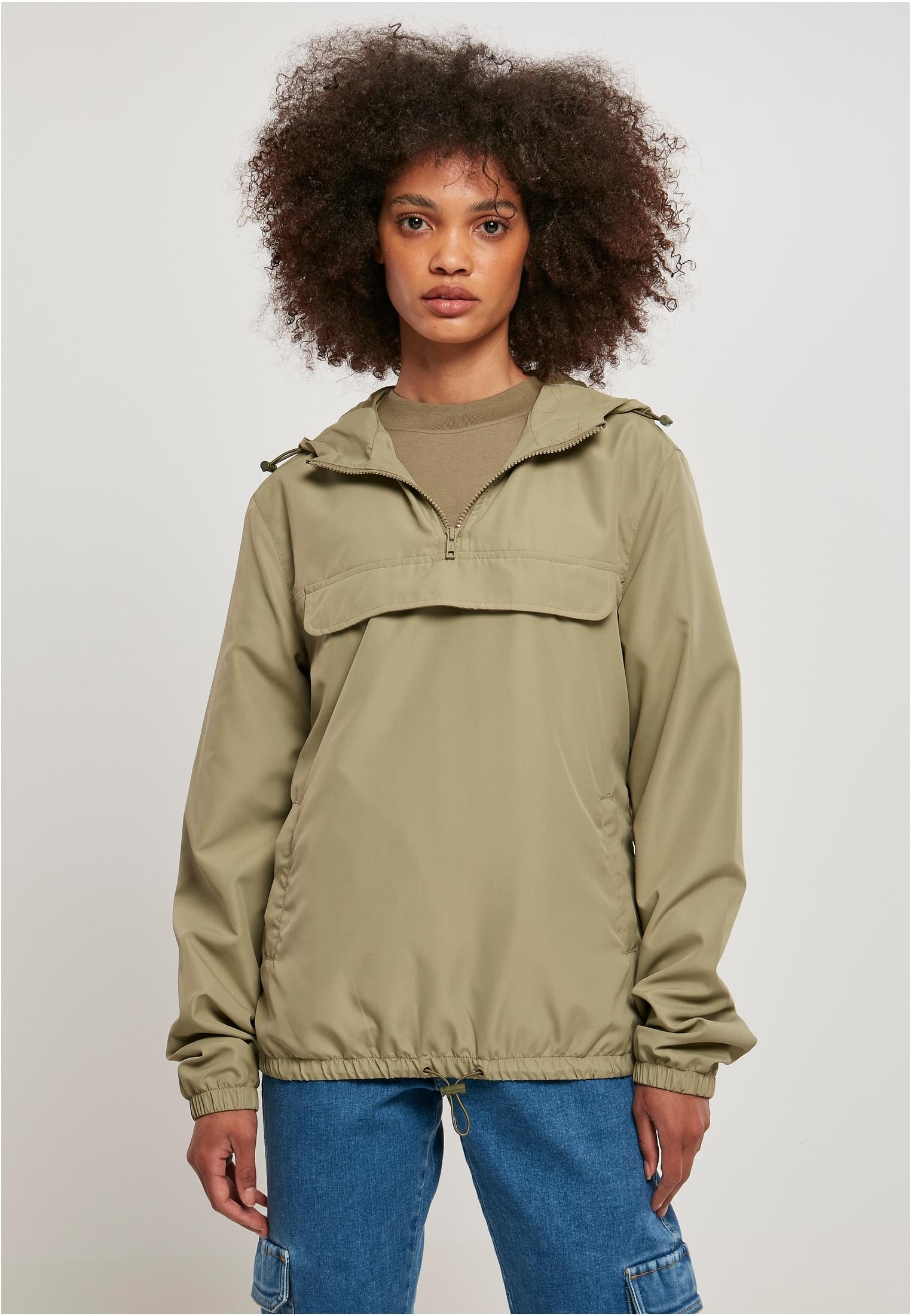 Basic »Damen Recycled Jacket«, St.), Over ohne Ladies (1 Outdoorjacke Kapuze URBAN CLASSICS Pull shoppen