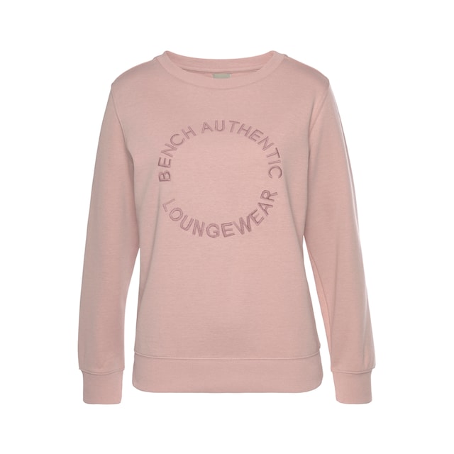 Bench. Loungewear Sweatshirt »mit Logostickerei«, mit runder Logostickerei,  Loungeanzug online