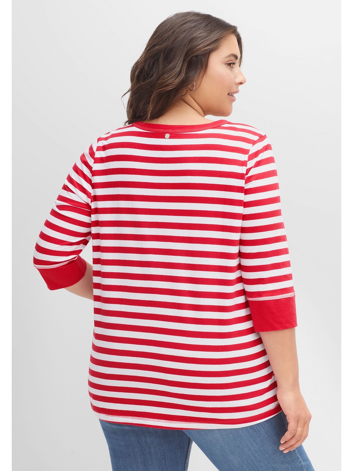 Sheego kaufen »Große 3/4-Arm-Shirt Baumwolle Größen«, reiner aus