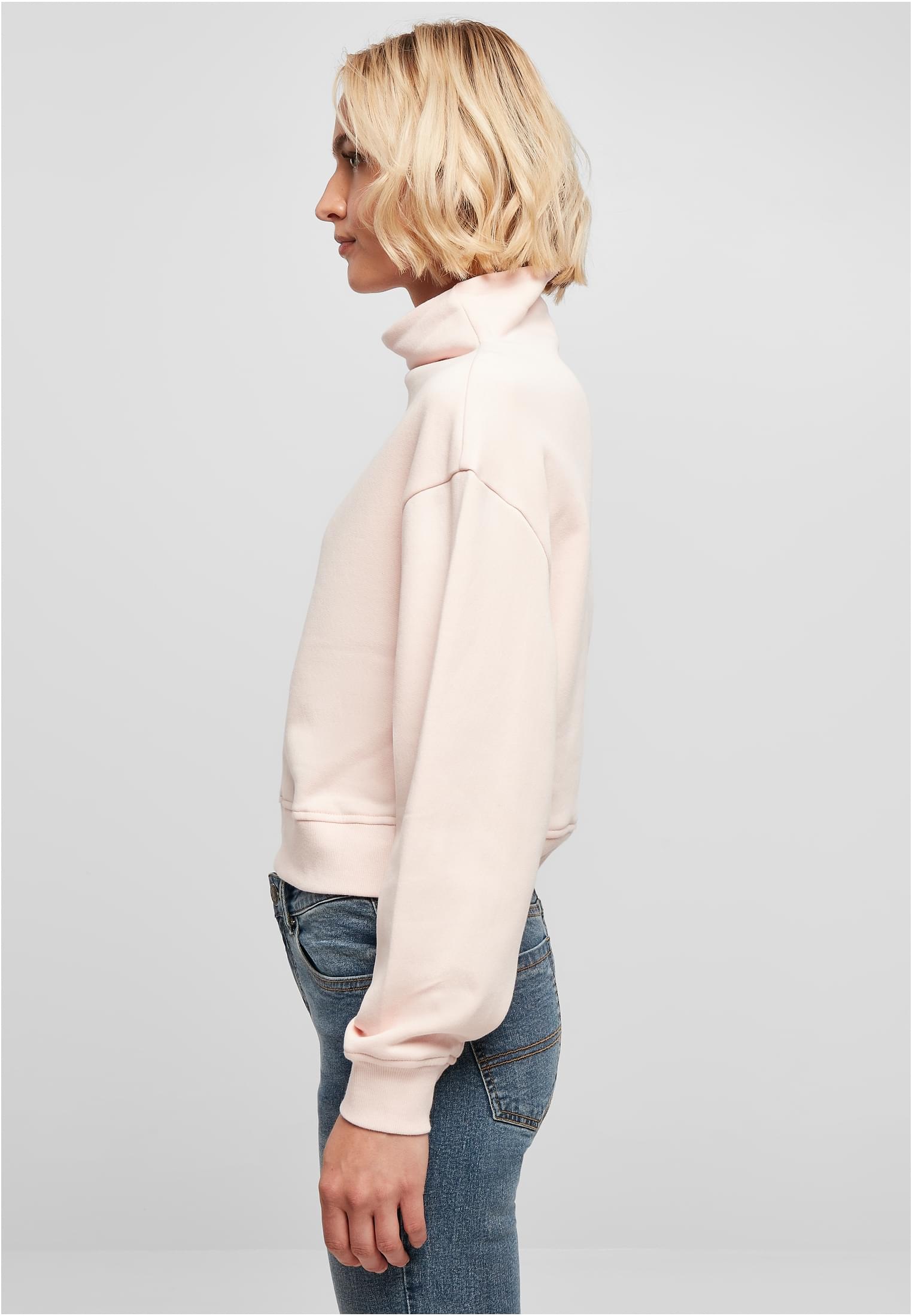 Sweater I\'m tlg.) Neck kaufen High Short online Organic CLASSICS (1 | walking Ladies Crew«, URBAN »Damen
