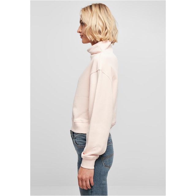 URBAN CLASSICS Sweater »Damen Ladies Organic Short High Neck Crew«, (1 tlg.)  online kaufen | I\'m walking