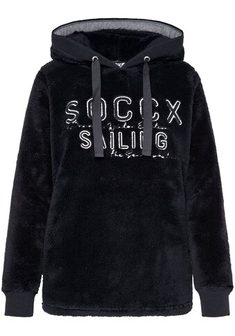 SOCCX Kapuzensweatshirt »Sweatshirt«, mit einer maritimen Logo-Applikation kaufen