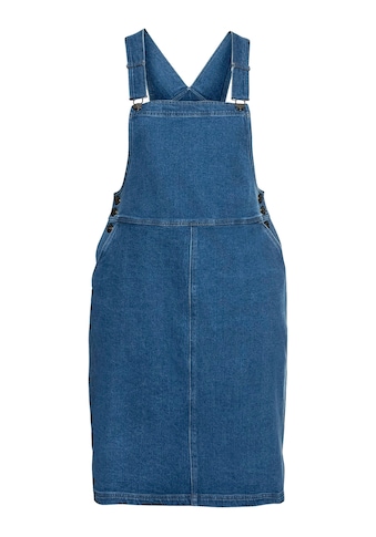 Sheego Jeanskleid »Große Größen«, mit Latz, mit Eingrifftaschen und Teilungsnähten kaufen