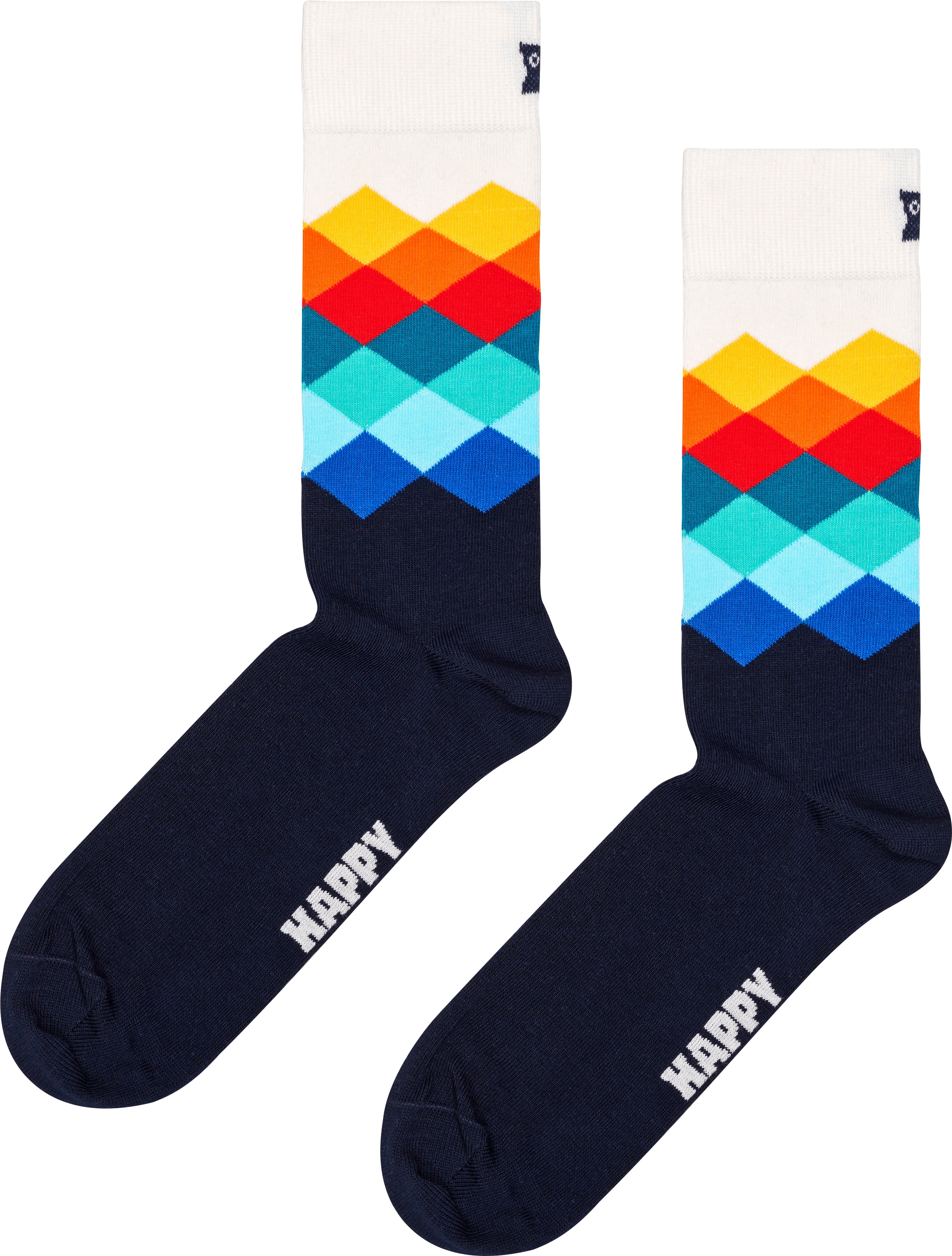 I\'m (2 Pride Paar), Socks kaufen Socks Socken, Faded | Diamond & Stripe walking Happy