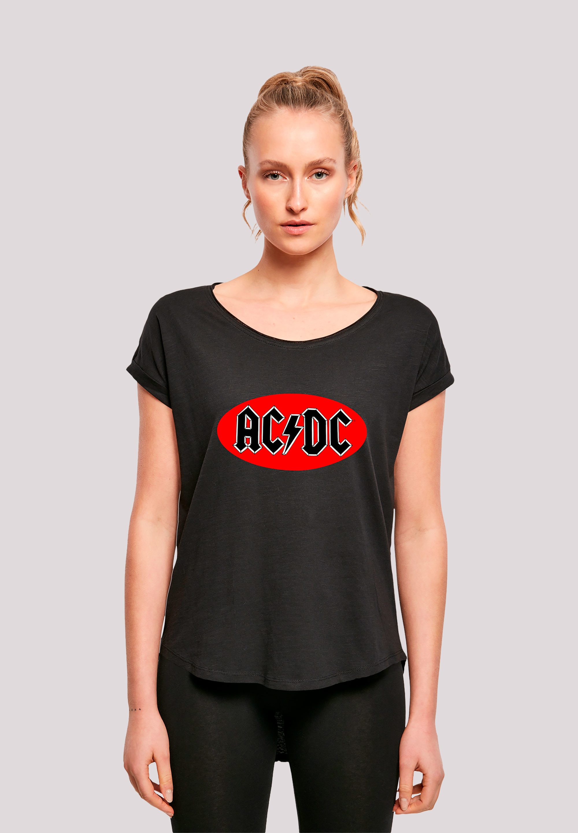 F4NT4STIC T-Shirt | & Logo Circle Red Herren«, I\'m »F4NT4STIC Print walking für Kinder ACDC kaufen T-Shirt
