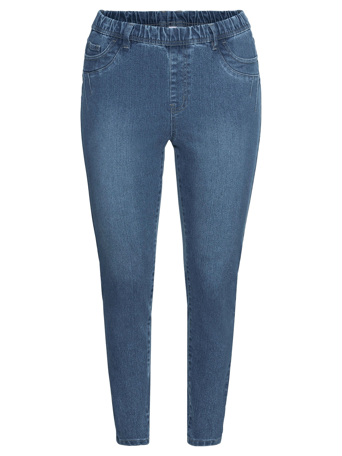 Sheego Gummibund walking Größen«, kaufen »Große und Gürtelschlaufen Stretch-Jeans | I\'m mit