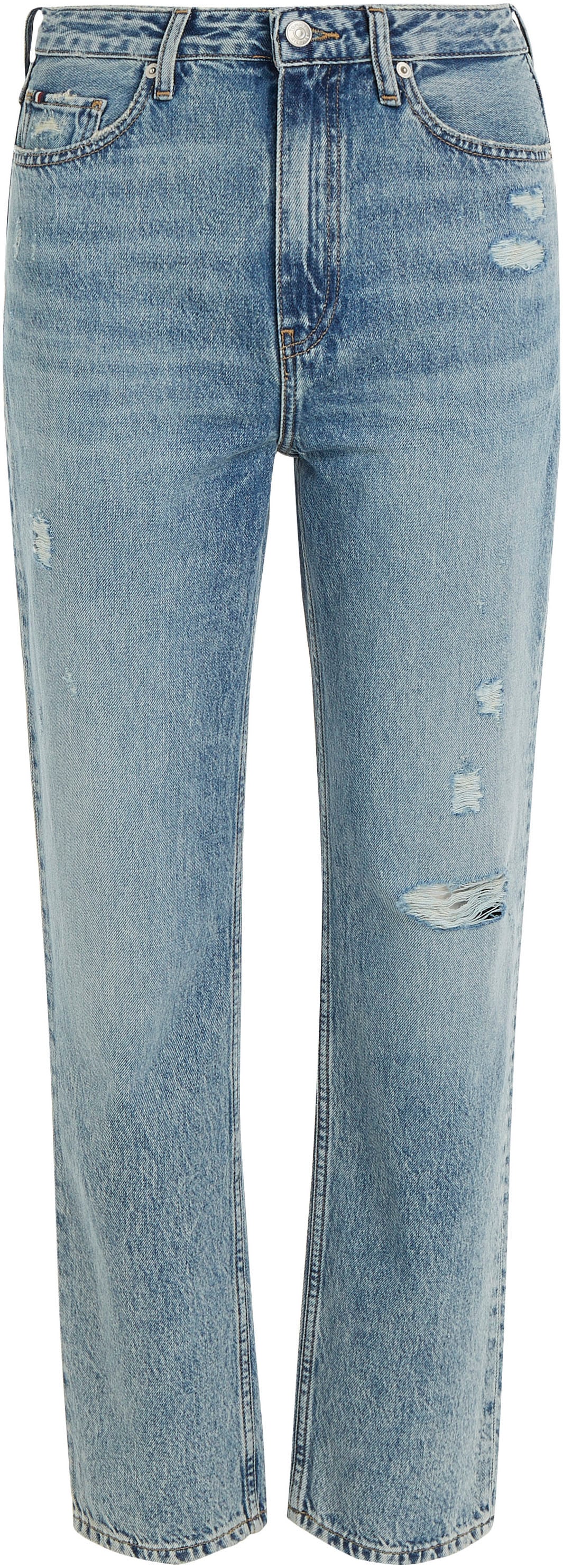 Tommy Hilfiger Straight-Jeans »CLASSIC STRAIGHT I\'m WRN«, mit MIO online | Logostickerei kaufen A HW walking