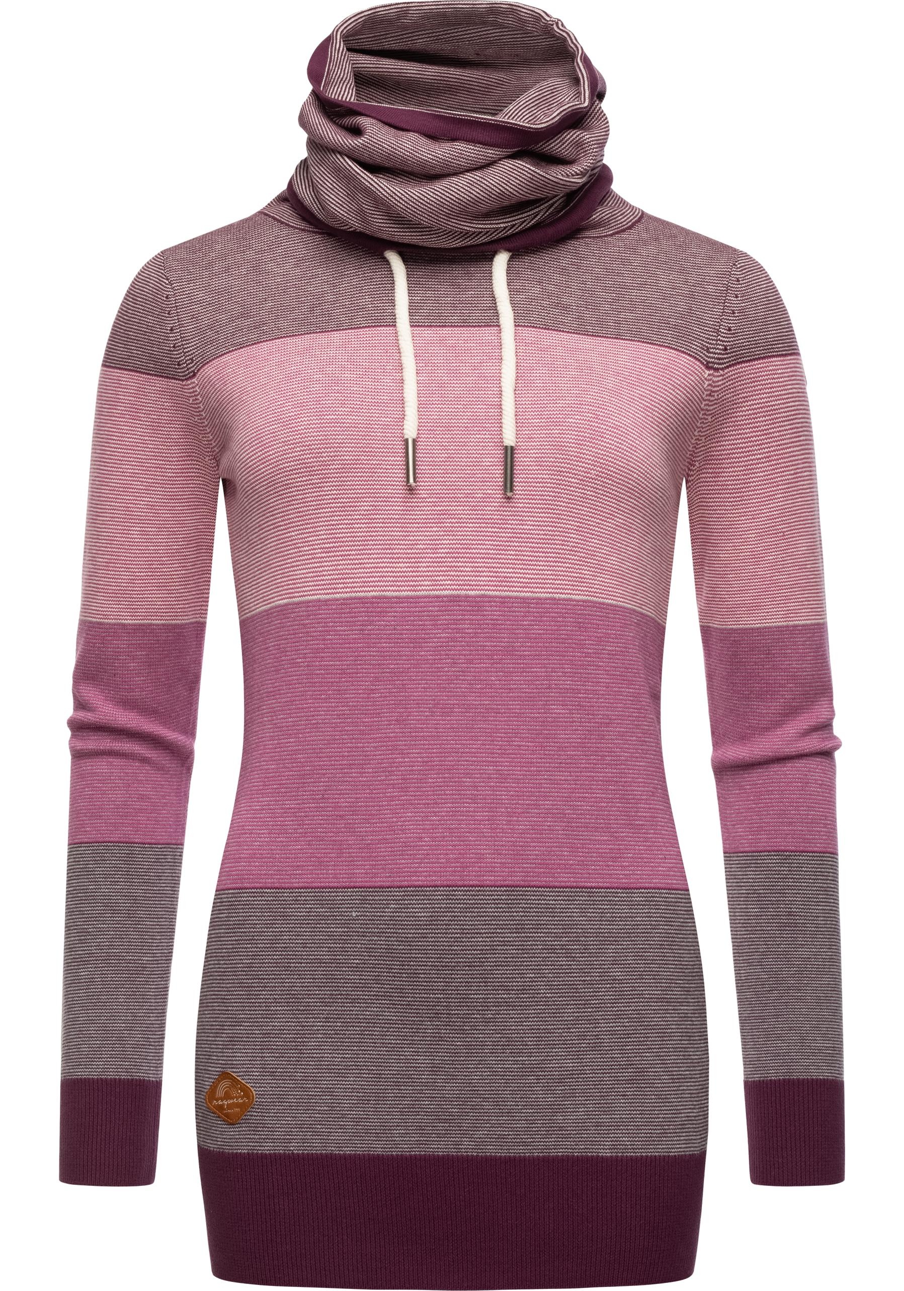 ragwear -  Sweater "Babett Stripes", stylisches Damen Langarm-Sweatshirt mit Streifenmuster