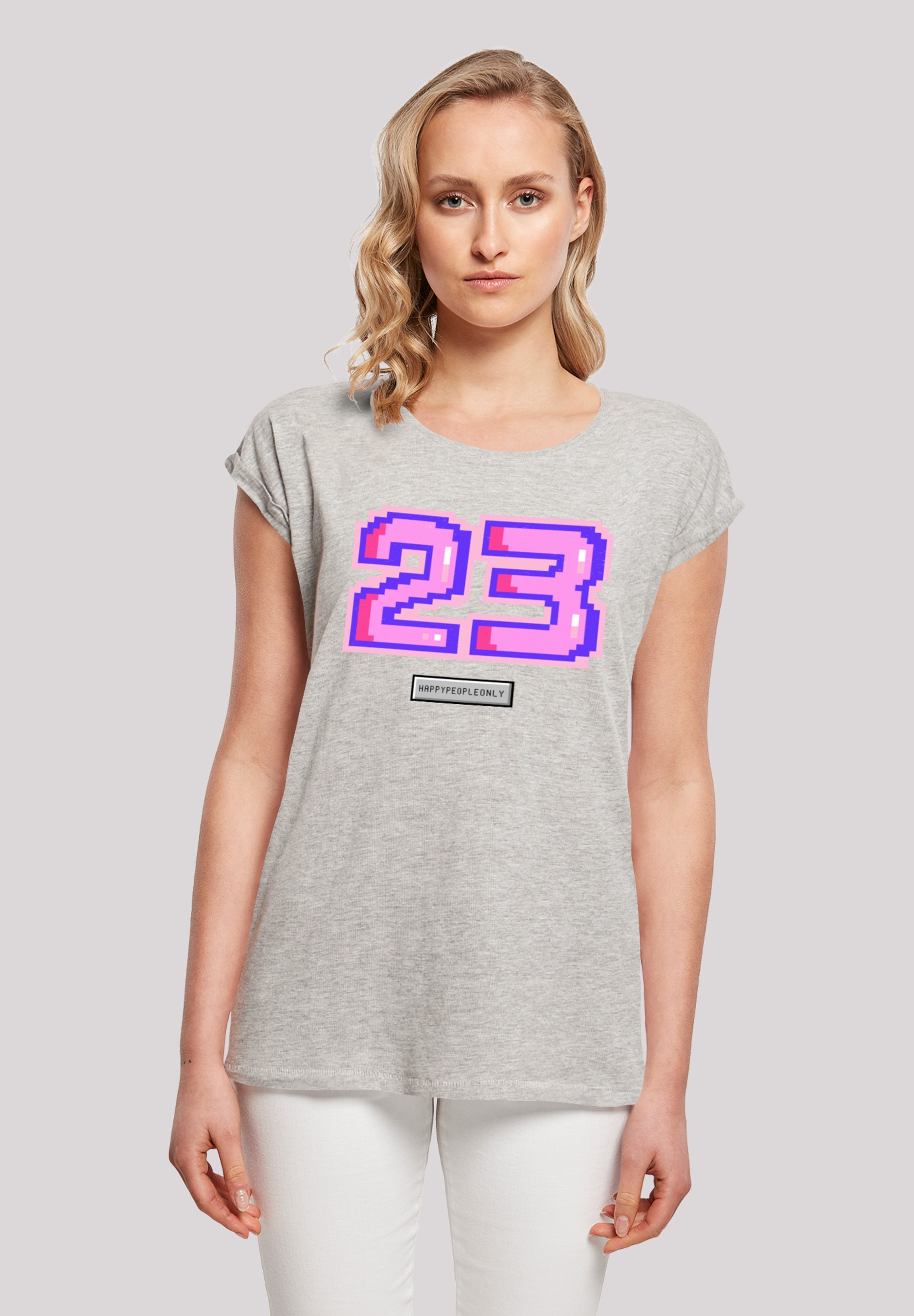 »Pixel Print online 23 F4NT4STIC T-Shirt pink«,
