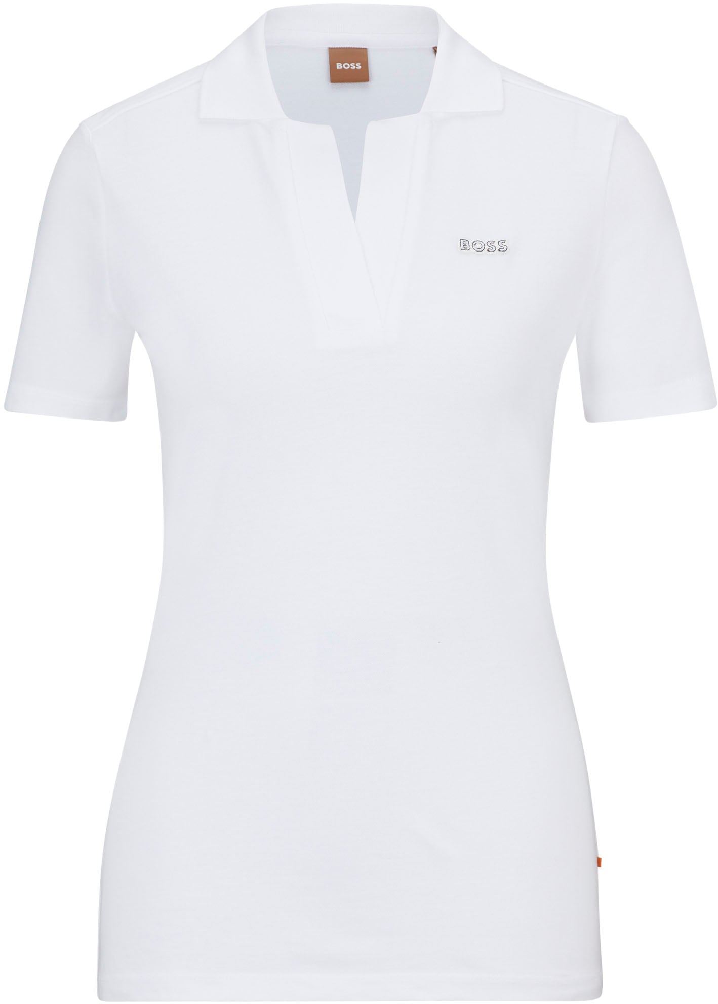 BOSS ORANGE Blusenshirt, mit Labelstickerei an der linken Brust bestellen |  I\'m walking | T-Shirts