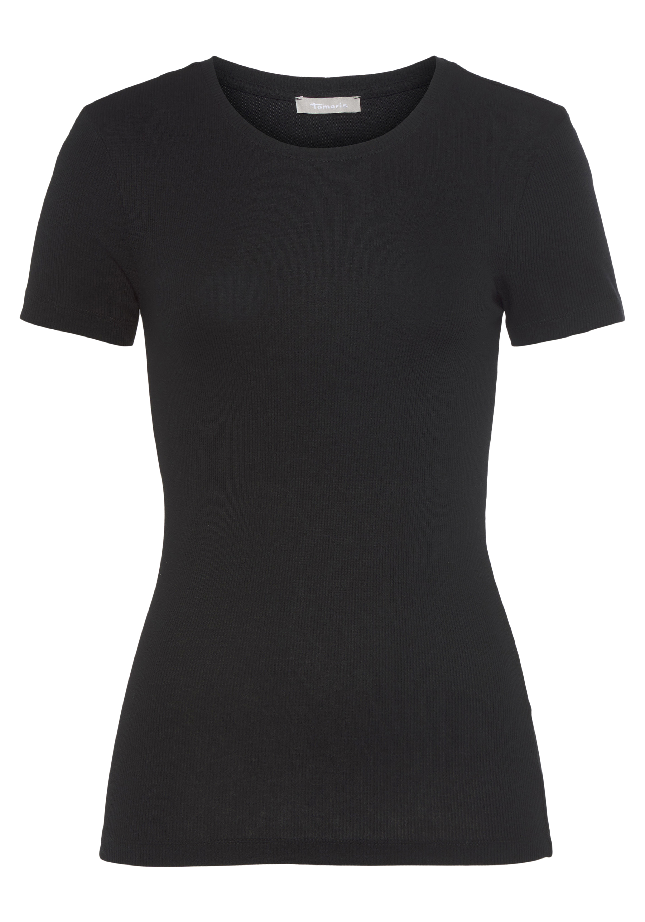 T-Shirt, mit Rundhalsausschnitt