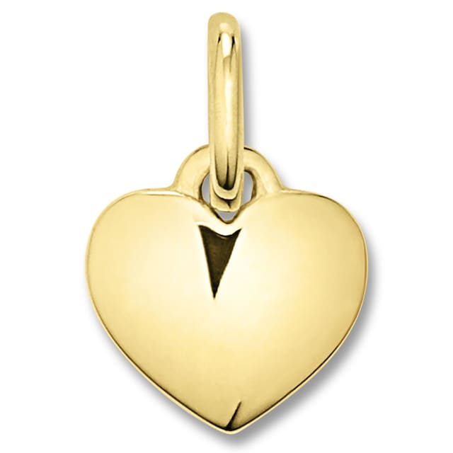 ONE ELEMENT Kette mit Anhänger »Herz Herz Anhänger aus 333 Gelbgold«,  Schmuckset - Set mit verstellbarer Halskette bestellen | I\'m walking