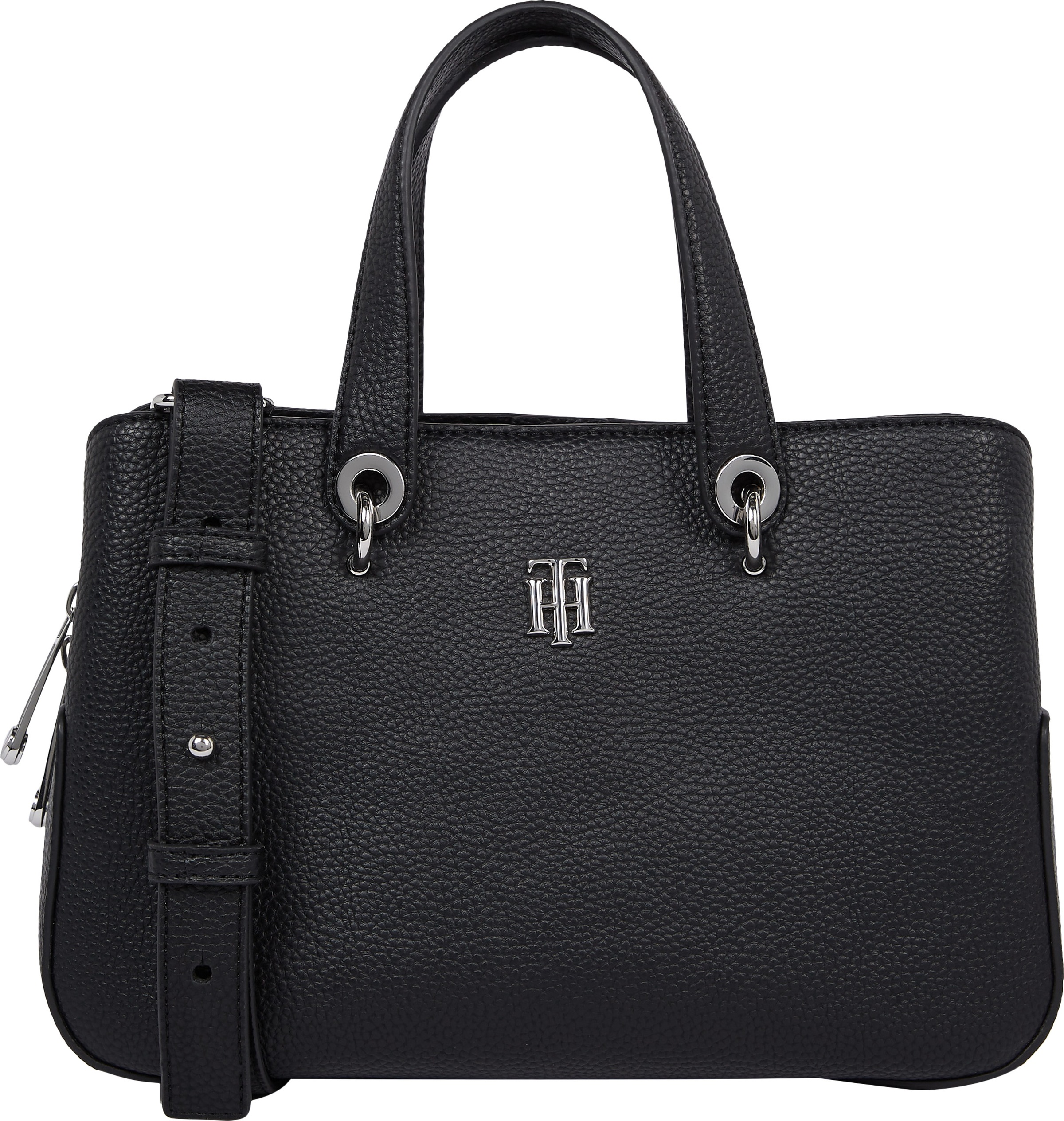 Tommy Hilfiger Henkeltasche »TH ELEMENT MED SATCHEL«, mit silberfarbenen Details kaufen