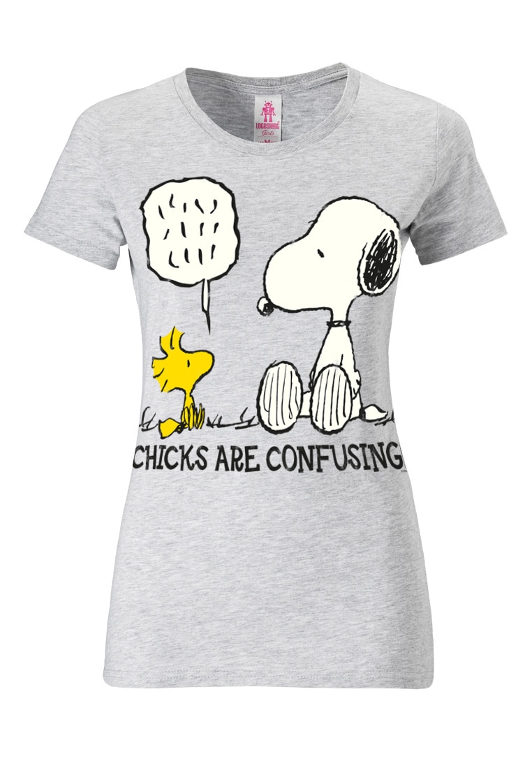 LOGOSHIRT T-Shirt Snoopy-Frontprint mit niedlichem - bestellen »Snoopy Peanuts«