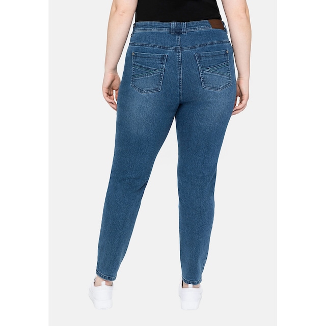 Sheego walking shoppen I\'m | Stretch-Jeans »Große Größen«, mit vorverlegter Teilungsnaht skinny,
