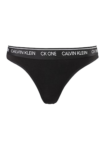 Calvin Klein String »CK ONE COTTON«, mit modischem Logobündchen kaufen