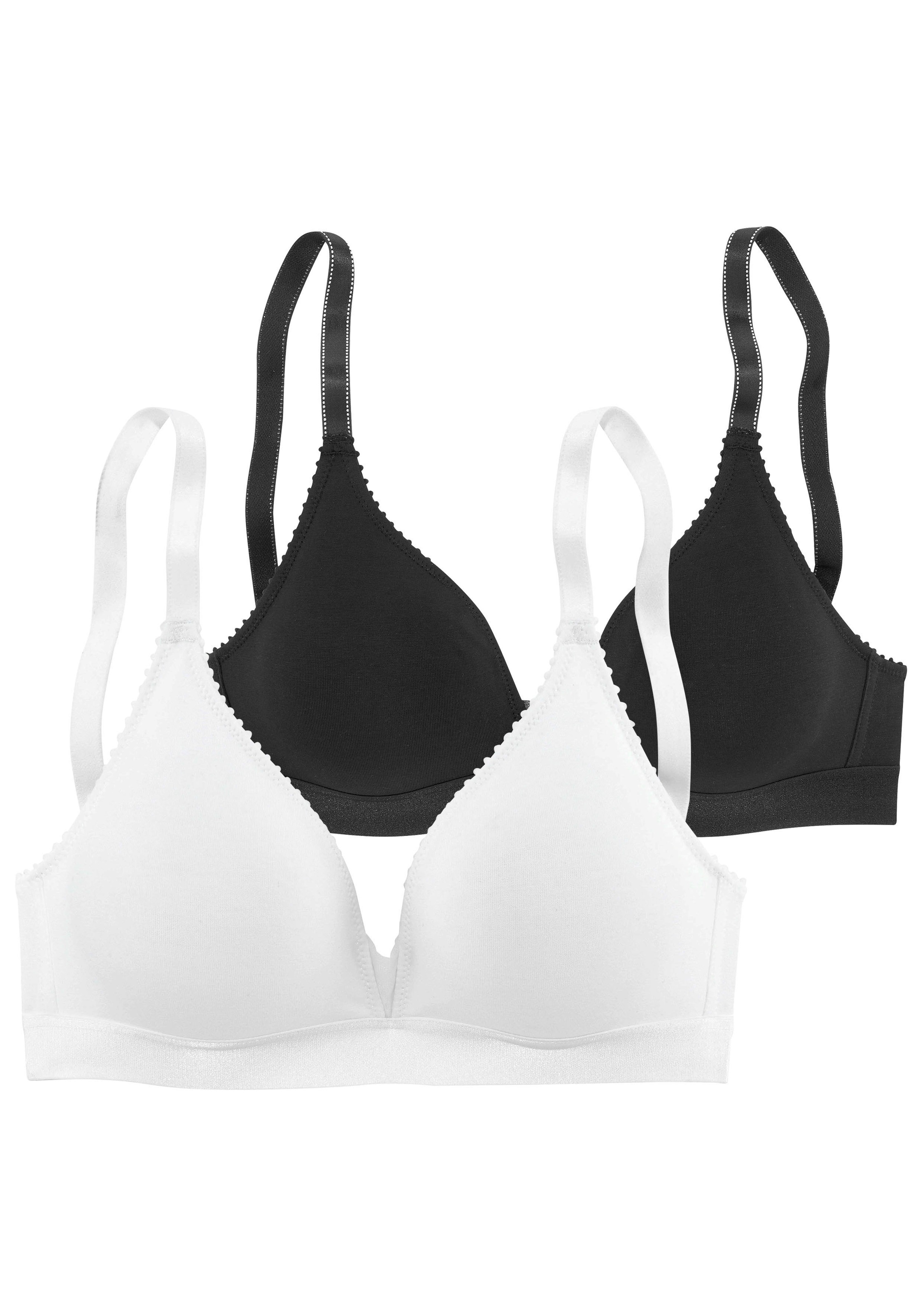 petite fleur Bügelloser BH, (Packung, 2 Stück), mit transparentem Soft-Mesh kaufen