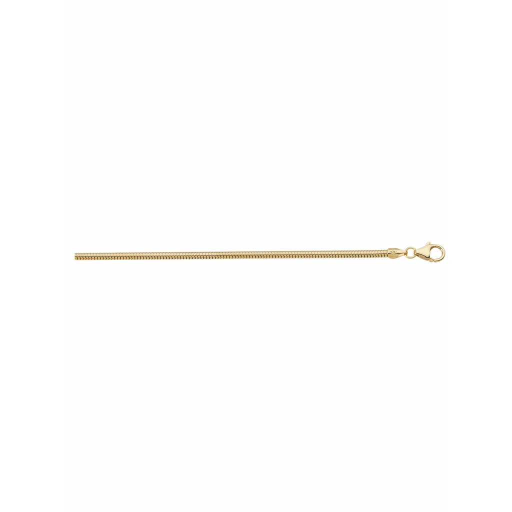 Adelia´s Goldkette 333 Gold Schlangen Halskette Ø 0 9 mm Goldschmuck für Damen