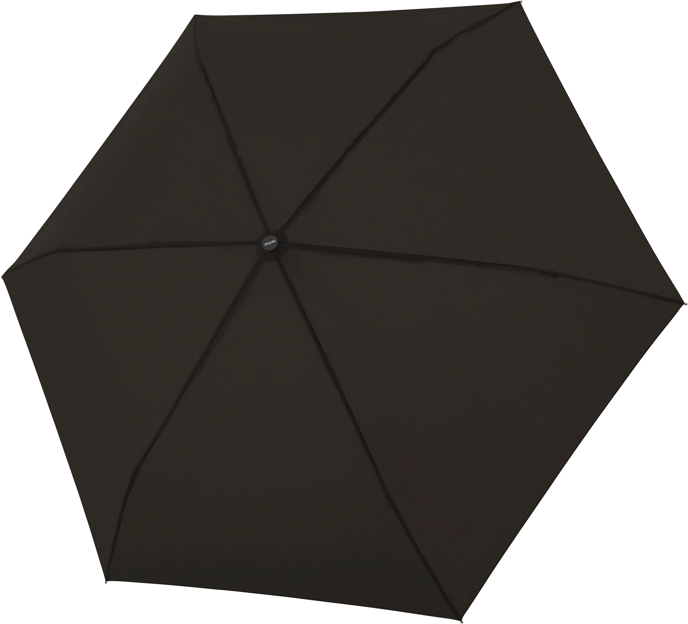 »Smart black« | online doppler® walking uni, Taschenregenschirm close I\'m kaufen