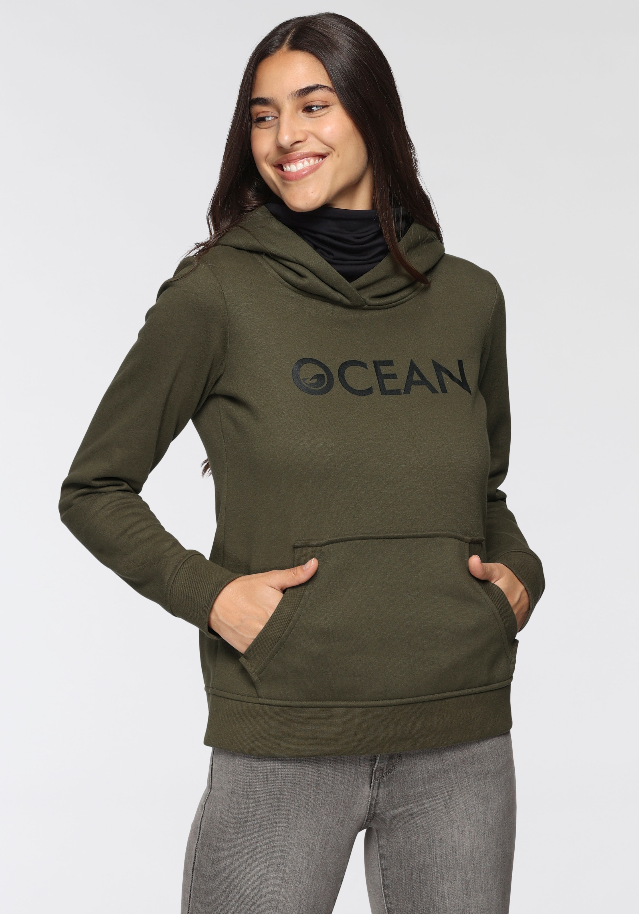 | Schal«, walking bestellen Sportswear »mit Kapuzensweatshirt Tube I\'m (Set, Ocean Multifunktionaler tlg.) 2