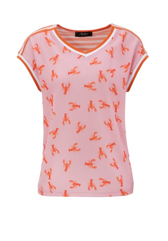 Aniston CASUAL T-Shirt, mit kleinen Hummern oder graphischem Dessin kaufen
