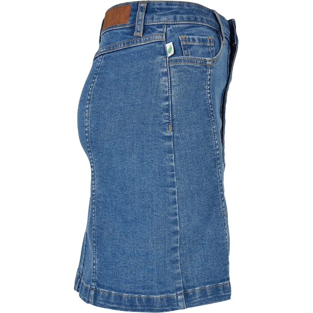 I\'m Button »Damen | Denim (1 Sommerrock walking Organic CLASSICS Ladies URBAN Skirt«, tlg.) Stretch