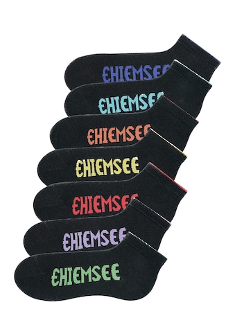 Chiemsee Sneakersocken, (7 Paar), mit farbigen Logos kaufen