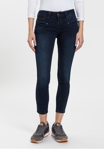 Freeman T. Porter Slim-fit-Jeans, mit Deko-Zippern, Nieten und Ösen kaufen