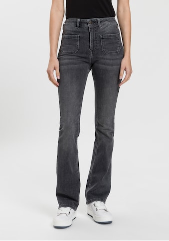 Freeman T. Porter Bootcut-Jeans »Grace«, mit schrägen Gürtelschlaufen kaufen