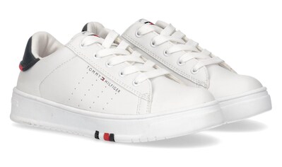 Tommy Hilfiger Sneaker »LOW CUT LACE-UP SNEAKER«, mit Kontrastbesatz an der Ferse kaufen