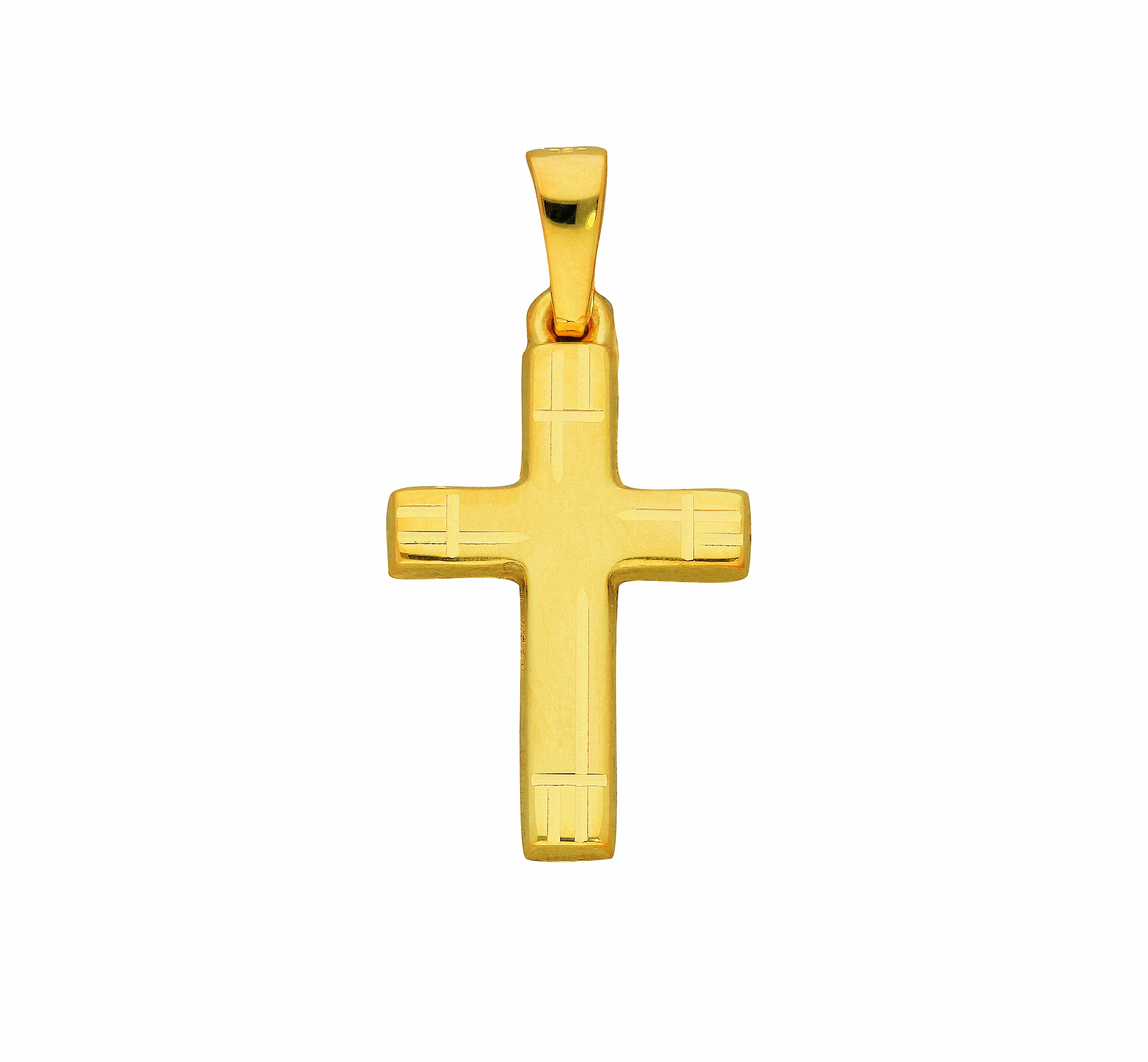 Adelia´s Kette mit Anhänger Schmuckset walking - »585 Set Halskette mit Gold Kreuz Anhänger«, I\'m bestellen 