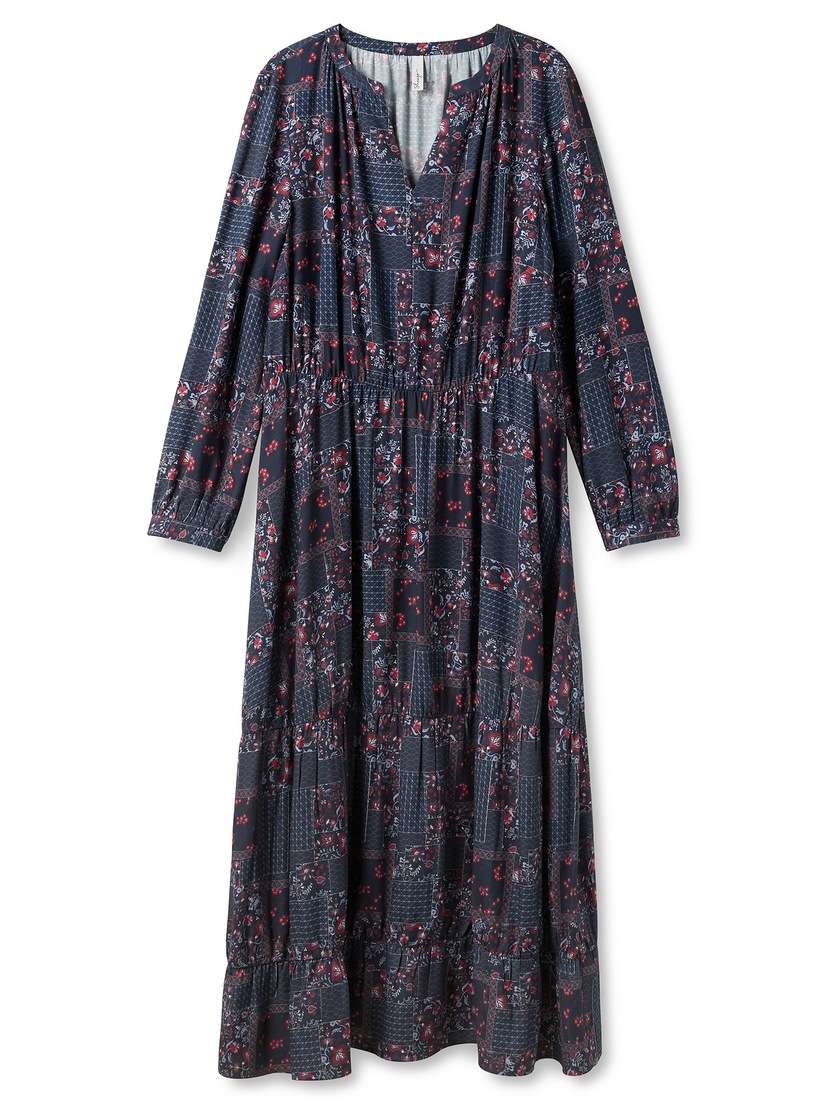 Sheego Jerseykleid in I\'m elastisch Hemdblusen-Stil, bestellen »Große Größen«, | walking leicht