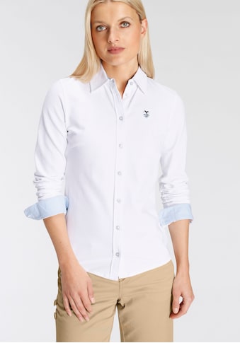 DELMAO Shirtbluse, mit Polokragen und Kontrastdetails ---NEUE MARKE! kaufen