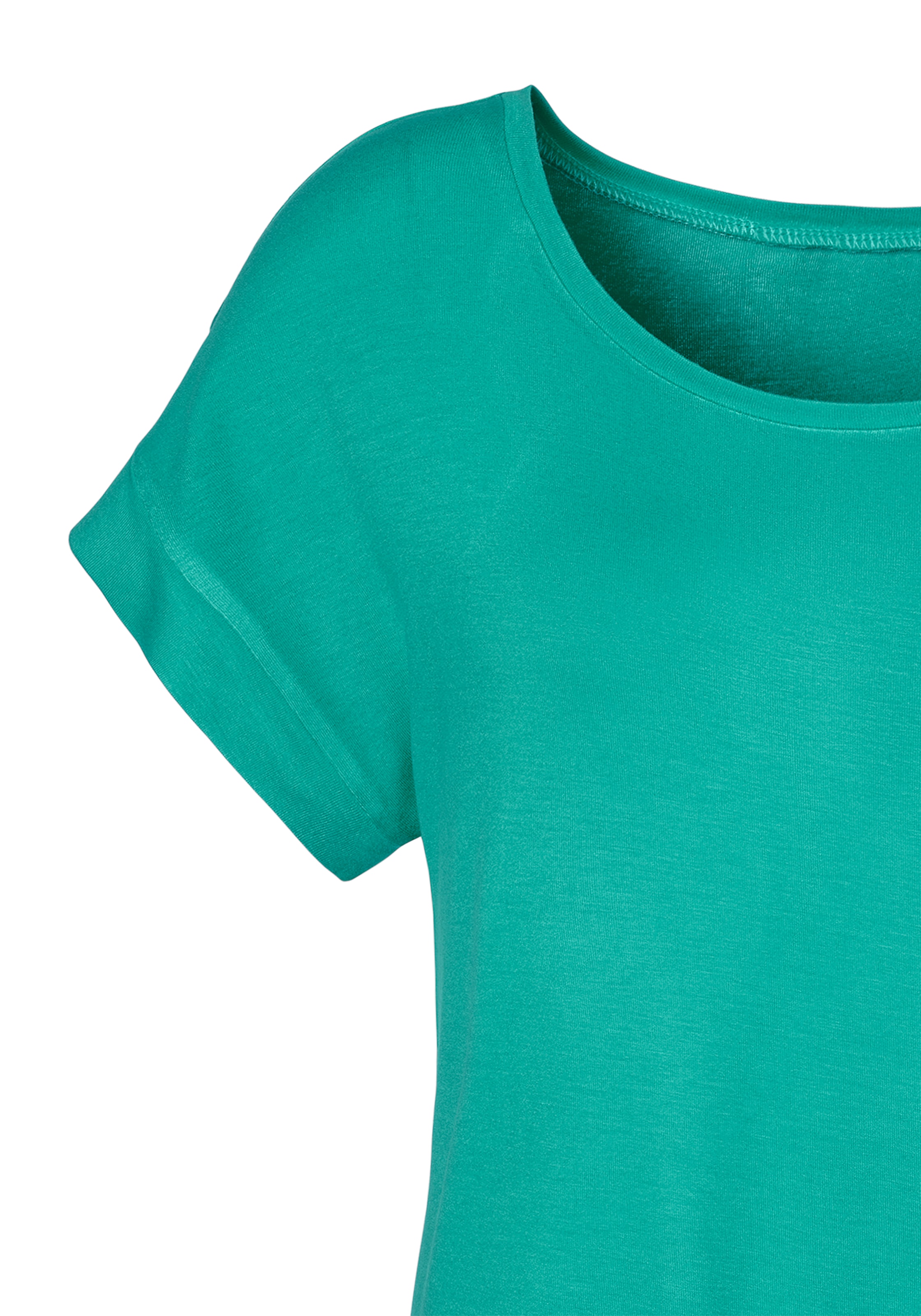 Vivance T-Shirt, (2er-Pack), mit | bestellen elastischem walking Saumabschluss I\'m