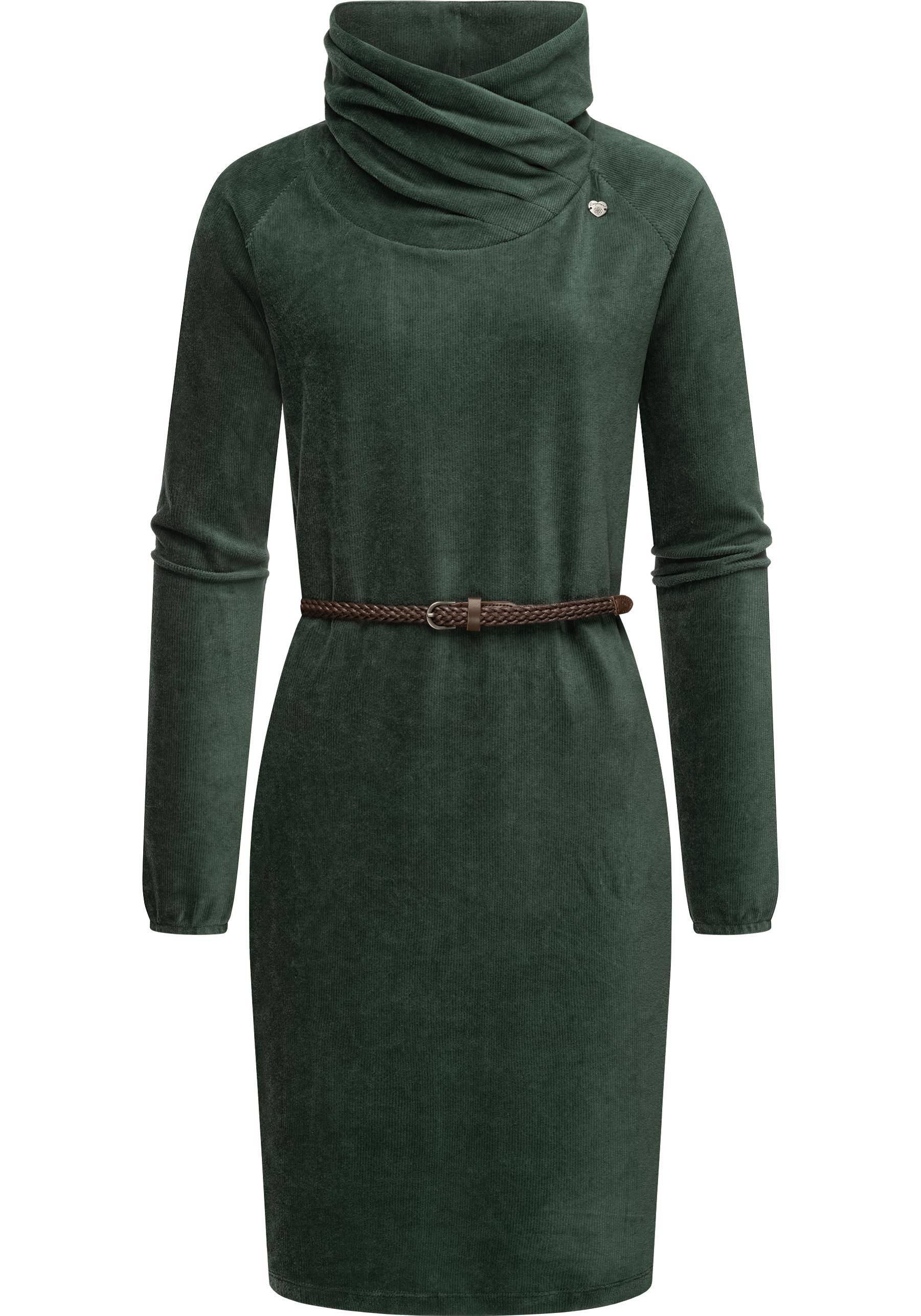 | kaufen I\'m Ragwear warmes walking online Cord-Kleid breitem Sweatkleid Schlauchkragen »Belita«, mit