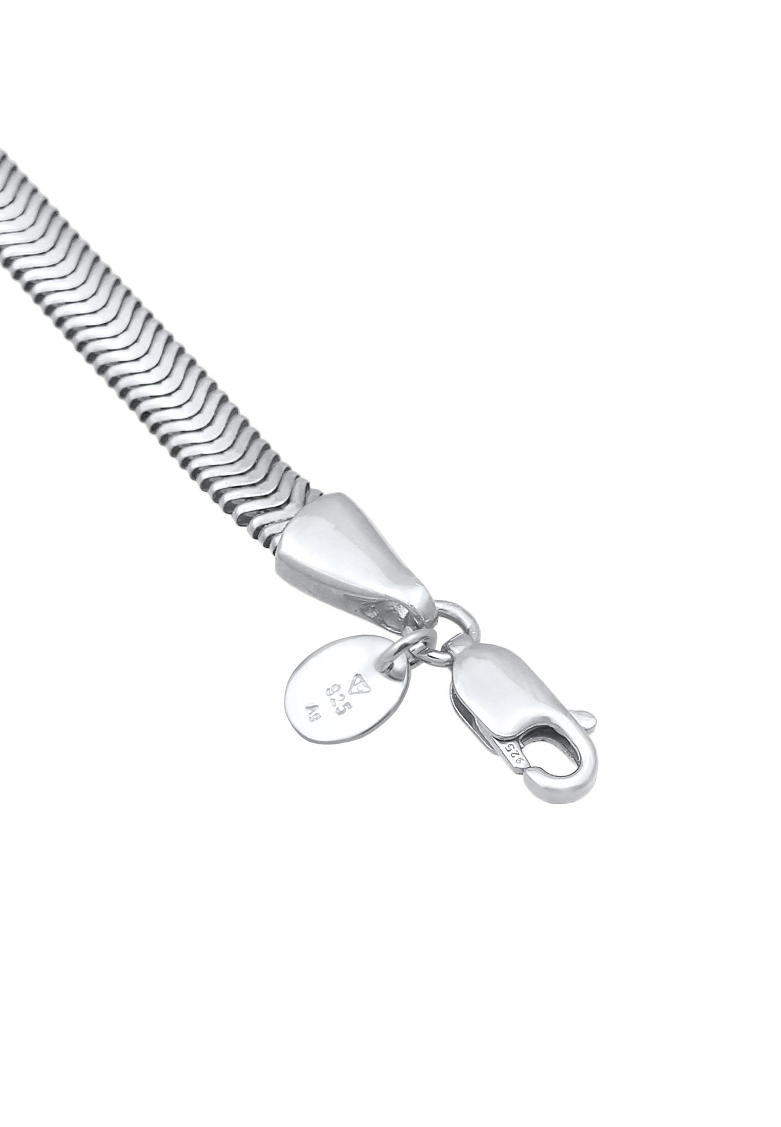 Elli Premium Armband »Flach I\'m 925 | Elegant kaufen Schlangenkette Silber« walking
