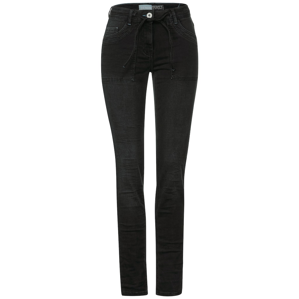 Cecil Loose-fit-Jeans Middle Waist