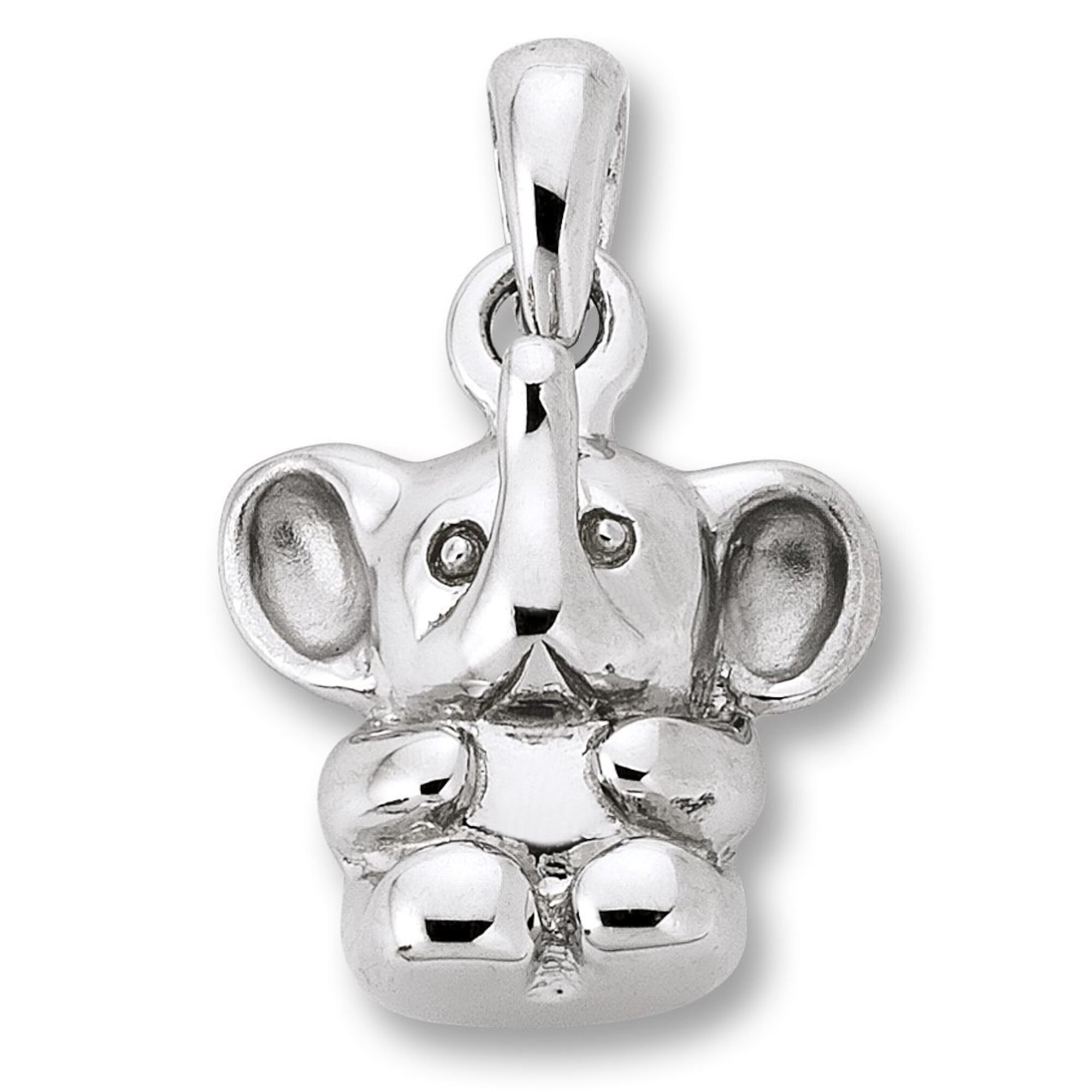 ONE ELEMENT Kettenanhänger Elefant Damen Elefant aus 925 Schmuck Anhänger Silber Silber