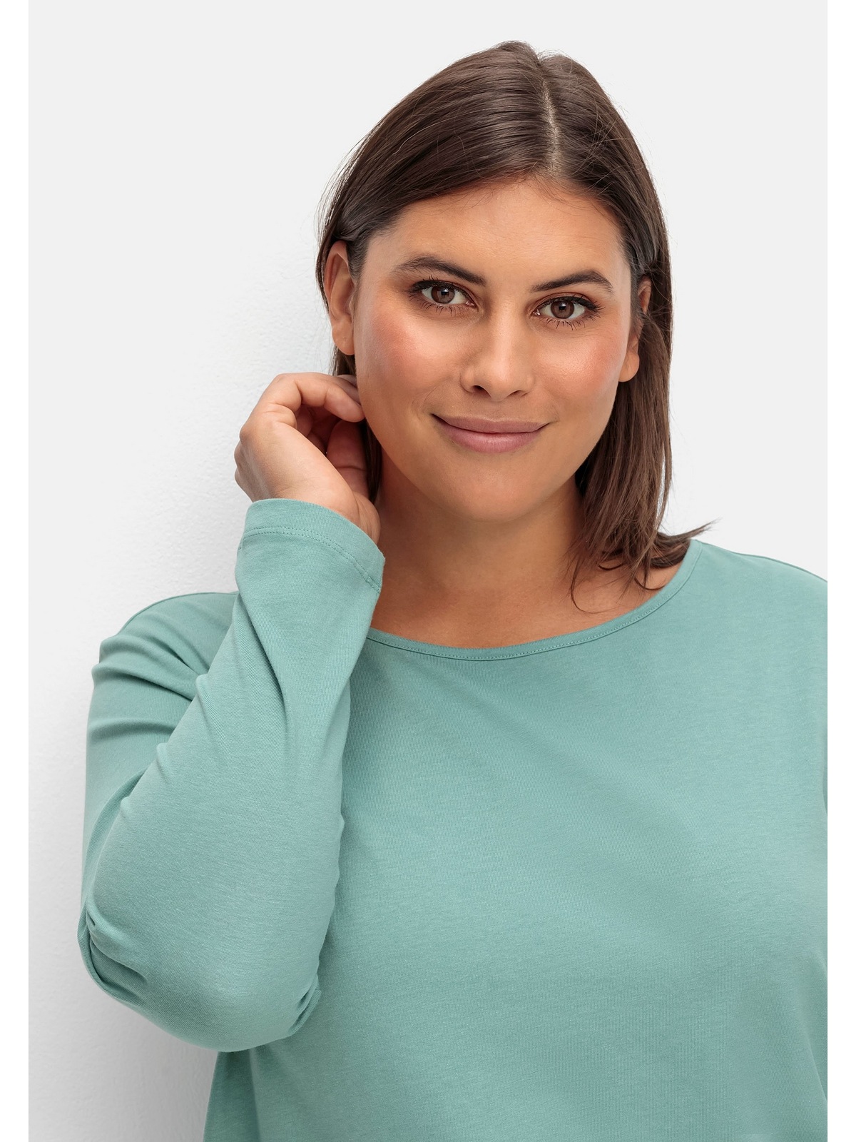 online Seitenschlitzen Sheego »Große Longshirt I\'m Größen«, walking hohen mit kaufen |