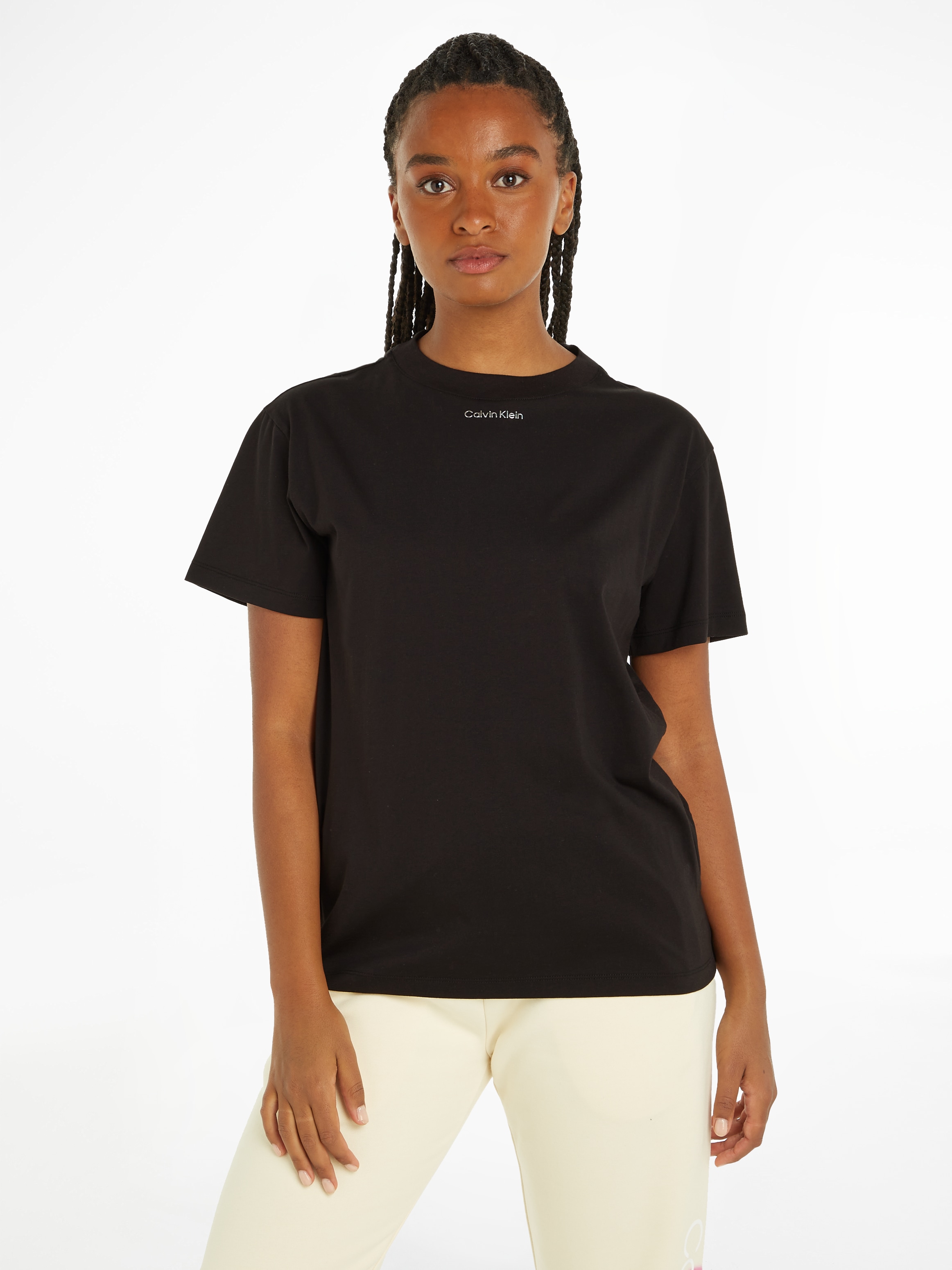 Calvin Klein T-Shirt »METALLIC MICRO T kaufen I\'m | SHIRT« LOGO walking online