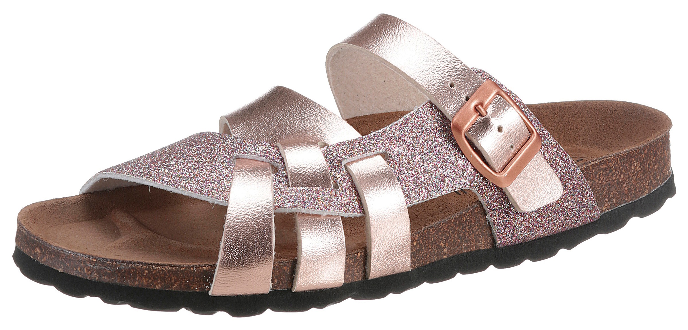 CITY WALK Pantolette, in Metallic-/Glitzeroptik kaufen